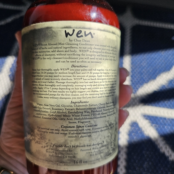 NEW Wen Sweet Almond Mint Cleaning Conditioner with pump - Picture 2 of 3